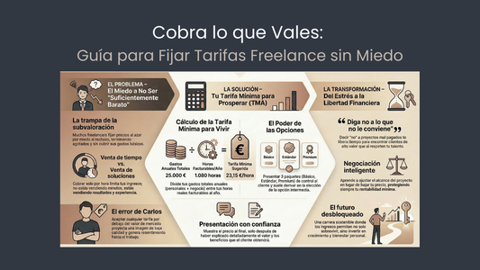 Cómo Vencer el Miedo a Cobrar y Fijar Tarifas Freelance que Valgan la Pena