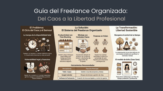 Cómo Organizar tu Negocio Freelance: Pon Fin al Caos y Evita el Burnout