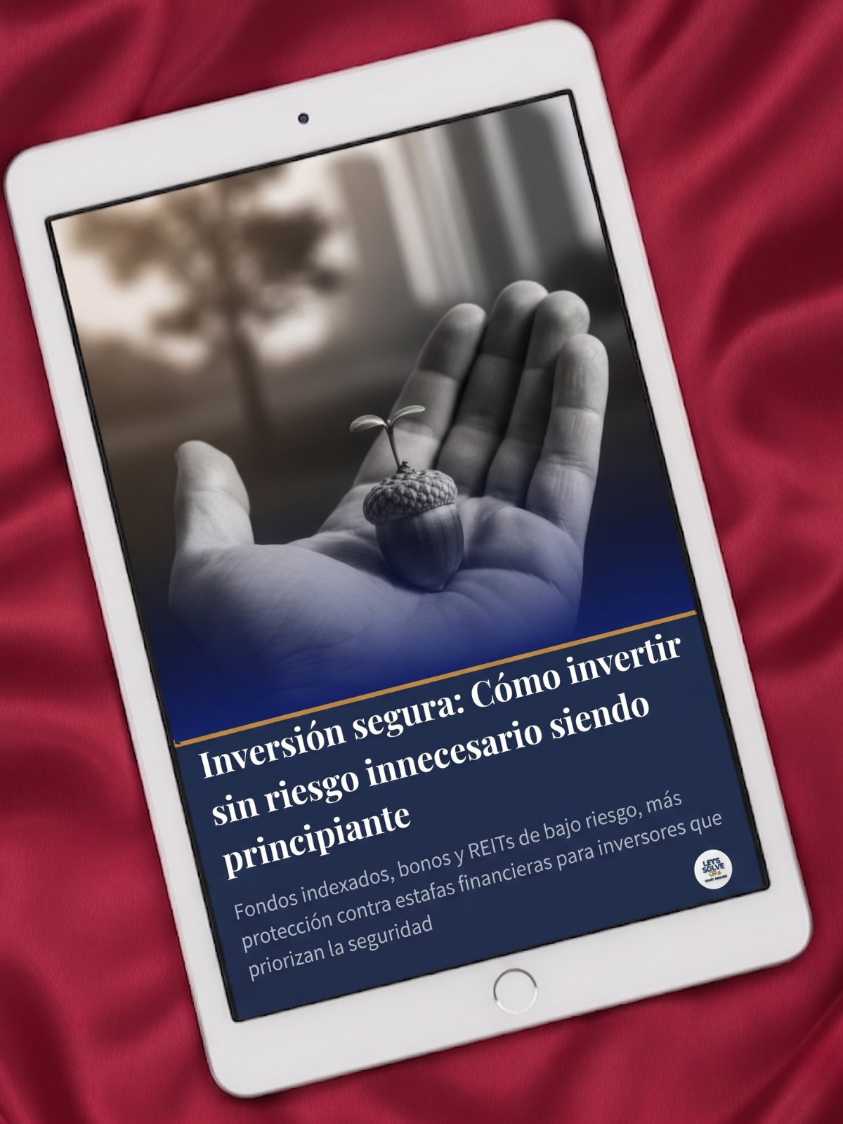 Inversión Segura: Cómo Invertir sin Riesgo Innecesario siendo Principiante Let´s Solve Your Problem